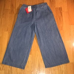 New Hanna Andersson size 8 chambray pants